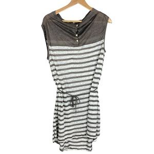 Pete & Greta Johnny Was Linen Stripe knit dress